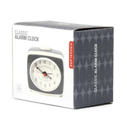 ساعة منبه كلاسيكية صغيرة – باللون الرمادي Kikkerland SMALL CLASSIC ALARM CLOCK GREY