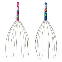 جهاز تدليك الرأس – بتصميم نباتي متنوع Kikkerland HEAD MASSAGER BOTANICAL ASST