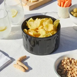 صينية وجبات خفيفة بالفي – شيبس، باللون الأسود، سيراميك Balvi Snack tray,Chips,black,ceramic