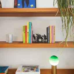 دعامة كتب بالفي – ذا باند، باللون الأسود، معدن Balvi Bookend,The Band,black,metal