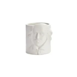 حامل أقلام بالفي – ويليام شكسبير، باللون الأبيض، سيراميك Balvi Pen holder,William Shakespeare,white,ceramic