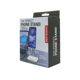حامل هاتف قابل للتعديل – أبيض Kikkerland ADJUSTABLE PHONE STAND WHITE