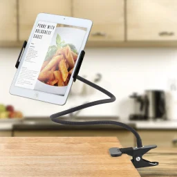 حامل جهاز لوحي مرن (Gooseneck) – كود Y923 Kikkerland GOOSENECK TABLET HOLDER - code Y923