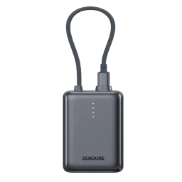 باور بانك زيندور SuperMini Pro بسعة 20,000 مللي أمبير وشحن سريع 30 واط — اللون الرمادي Zendure SuperMini Pro 20,000 mAh Power Bank 30W - Gray
