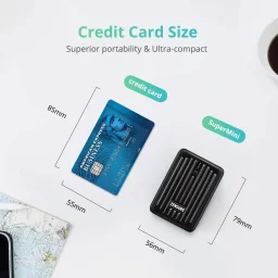 بطارية متنقلة زندور سوبرميني 10000 مللي أمبير 20 واط ZDSM10PD – أسود Zendure Supermini-10000 mAh 20W ZDSM10PD - Black