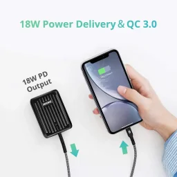 بطارية متنقلة زندور سوبرميني 10000 مللي أمبير 20 واط ZDSM10PD – أسود Zendure Supermini-10000 mAh 20W ZDSM10PD - Black
