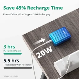 باور بانك زيندور SuperMini 20 بسعة 10,000 مللي أمبير — اللون الأزرق Zendure SuperMini 20 10000mAh Power Bank - Blue