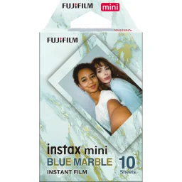 فيلم فوجي إنستاكس ميني - إصدار بلو ماربل (الرخام الأزرق) FUJI INSTAX MINI FILM BLUE MARBLE
