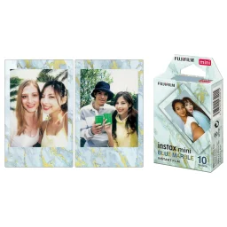 فيلم فوجي إنستاكس ميني - إصدار بلو ماربل (الرخام الأزرق) FUJI INSTAX MINI FILM BLUE MARBLE