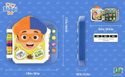 كتاب بلبي للكلمات من كيد ديزاينز KIDdesigns Blippi Word Book