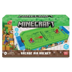 لعبة هوكي الهواء آركيد ماينكرافت (سلسلة أوفر وورلد المميزة) من أمباسادور Ambassador Minecraft Arcade Air Hockey - Premium Series Overworld