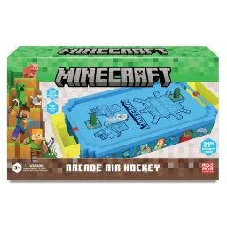لعبة هوكي الهواء آركيد ماينكرافت (سلسلة أندر ووتر المميزة) من أمباسادور Ambassador Minecraft Arcade Air Hockey - Premium Series Underwater