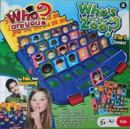 لعبة "من أنت؟" و"من في حديقة الحيوان؟" 2 في 1 من أمباسادور Ambassador Who Are You & Who's at the Zoo Game