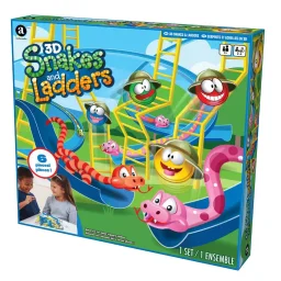 لعبة السلم والثعبان ثلاثية الأبعاد من أمباسادور Ambassador 3D Snakes & Ladders