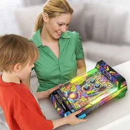 لعبة بينبول الإلكترونية من أمباسادور - سلسلة هايبر نيون Ambassador Electronic Arcade Pinball - Hyper Neon Series