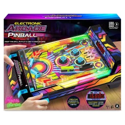 لعبة بينبول الإلكترونية من أمباسادور - سلسلة هايبر نيون Ambassador Electronic Arcade Pinball - Hyper Neon Series