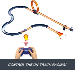 مجموعة مسارات هوت ويلز للسيارات التي تعمل بالتحكم عن بعد - مقياس 1:64 Hot Wheels RC 1:64 Track Set