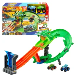 مجموعة لعب هدم التنين من هوت ويلز مونستر تراكس Hot Wheels Monster Trucks Dragon Demolition Playset