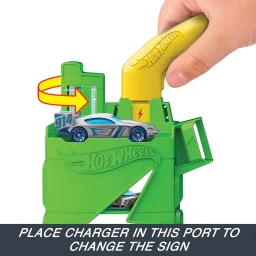 مجموعة لعب مدينة هوت ويلز "محطة الوقود الفائقة" Hot Wheels City Super Fuel Station Playset