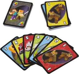 لعبة بطاقات أونو - إصدار ماين كرافت UNO Minecraft Card Game