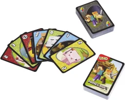 لعبة بطاقات أونو - إصدار ماين كرافت UNO Minecraft Card Game