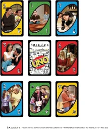 لعبة بطاقات أونو نسخة مسلسل "فريندز" UNO Friends Card Game