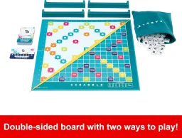 لعبة الألواح الكلاسيكية "سكرابل" - النسخة الإنجليزية Scrabble Classic Board Game - English
