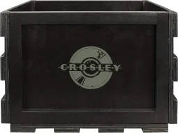 صندوق تخزين الأسطوانات من "كروسلي" - لون أسود Crosley Record Storage Crate - Black