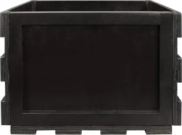 صندوق تخزين الأسطوانات من "كروسلي" - لون أسود Crosley Record Storage Crate - Black