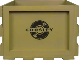 صندوق تخزين الأسطوانات من "كروسلي"  - لون أخضر مريمي Crosley Record Storage Crate - Sage