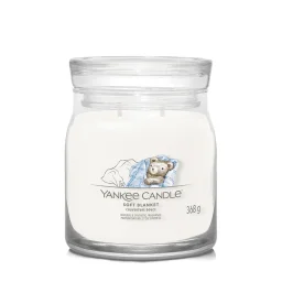 شمعة "يانكي كاندل" (Yankee Candle) الحجم المتوسط (Signature Medium Jar) - غطاء ناعم Yankee Candle Signature Medium Jar - Soft Blanket