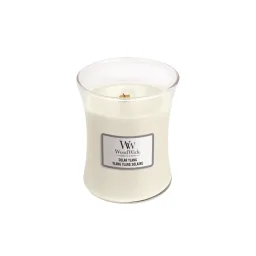 شمعة "وود ويك" (WoodWick) متوسطة بتصميم الساعة الرملية - زهرة اليلانج الشمسية WoodWick Hourglass Medium Candle - Solar Ylang