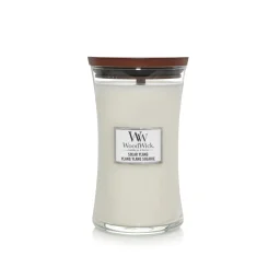 شمعة "وود ويك" (WoodWick) كبيرة بتصميم الساعة الرملية - زهرة اليلانج الشمسية WoodWick Hourglass Large Candle - Solar Ylang