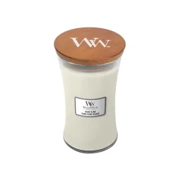 شمعة "وود ويك" (WoodWick) كبيرة بتصميم الساعة الرملية - زهرة اليلانج الشمسية WoodWick Hourglass Large Candle - Solar Ylang