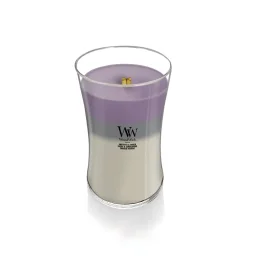 شمعة "وود ويك" (WoodWick) ثلاثية الطبقات (Trilogy) كبيرة - سماء الأماميست WoodWick Trilogy Large Candle - Amethyst Sky
