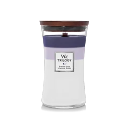 شمعة "وود ويك" (WoodWick) ثلاثية الطبقات (Trilogy) كبيرة - إيفنينج لوكس WoodWick Trilogy Large Candle - Evening Luxe