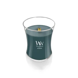 شمعة "وود ويك" (WoodWick) متوسطة بتصميم الساعة الرملية - أنتيكواريوم WoodWick Hourglass Medium Candle - Antiquarium
