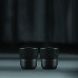 طقم أكواب "بودوم أسام" بورسلين سعة 200 مل - لون أسود - قطعتان Bodum Assam Porcelain Mug 200ml - Black - 2-Piece Set