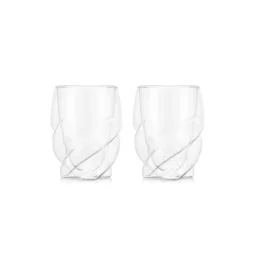 طقم أكواب "بودوم بافينا باريس" بجدار مزدوج سعة 270 مل - قطعتان Bodum Pavina Paris Double Wall Glass 270ml - 2-Piece Set