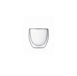 طقم أكواب إسبريسو "بودوم بافينا" بجدار مزدوج سعة 80 مل - قطعتان Bodum Pavina Double Wall Espresso Glass 80ml - 2-Piece Set