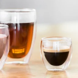 طقم أكواب إسبريسو "بودوم بافينا" بجدار مزدوج سعة 80 مل - قطعتان Bodum Pavina Double Wall Espresso Glass 80ml - 2-Piece Set
