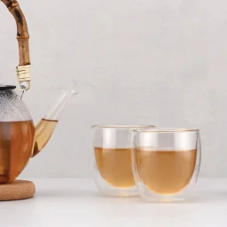 طقم أكواب "بودوم بافينا" بجدار مزدوج سعة 250 مل - قطعتان Bodum Pavina Double Wall Glass 250ml - 2-Piece Set