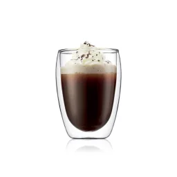 طقم أكواب "بودوم بافينا" بجدار مزدوج سعة 360 مل - قطعتان Bodum Pavina Double Wall Glass 360ml - 2-Piece Set