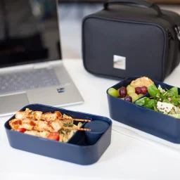 صندوق غداء "أومامي" قابل للتكديس (Nestable Bento Box) - لون كحلي Umami Nestable Bento Box - Navy Blue