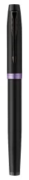 باركر (IM Professional Vibrant Rings) قلم حبر سائل - أسود مع حلقة بنفسجية (Amethyst Purple) - 2172949 PARKER IM Professional Vibrant Rings Fountain Pen - Black with Amethyst Purple Ring - 2172949