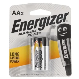 إنرجايزر (Max) بطاريات قلوية AA، حبتين - (2-Pack) BP2 Energizer Alkaline Power AA Batteries E91 BP2 - 2-Pack