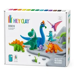 هي كلاي - الديناصورات، 15 علبة HEY CLAY - Dinos 15 Cans