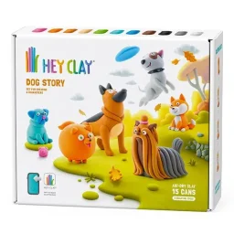 هي كلاي - قصة الكلاب (دوج ستوري)، 15 علبة Hey Clay Dog Story, 15 cans