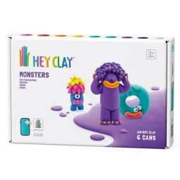 هي كلاي - الوحوش: هيبستر، سايكلوبس، دونات، 6 علب HEY CLAY - Monsters: Hipster, Cyclops, Donut 6 Cans