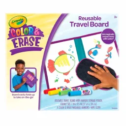 كرايولا - لوحة السفر القابلة للمسح وإعادة التلوين Crayola Color & Erase Reusable Travel Board